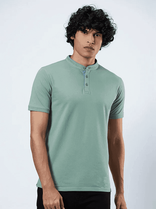 Solids Mandarin Polo